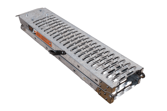 UNITRAILER ALR004B klappbare Auffahrrampen aus Stahl für Anhänger, 190 cm, 400 kg, 2er-Set
