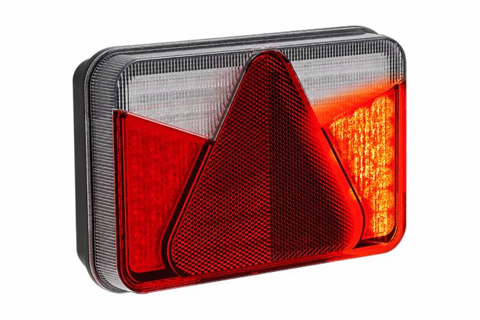 ASPÖCK MULTILED V Rückleuchte Bajonett 8PIN 6 Funktionen links