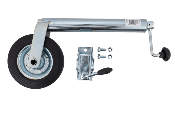 Stützrad mit Klemme UNITRAILER 150 kg 48 mm 505–730 mm
