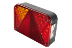 Rückleuchten-set: DOBPLAST DPT35 LED-Rückleuchten + FRISTOM FT-009 LED-Seitenmarkierungsleuchten + MANTES 4,5 m 7-poliger Kabelbaum